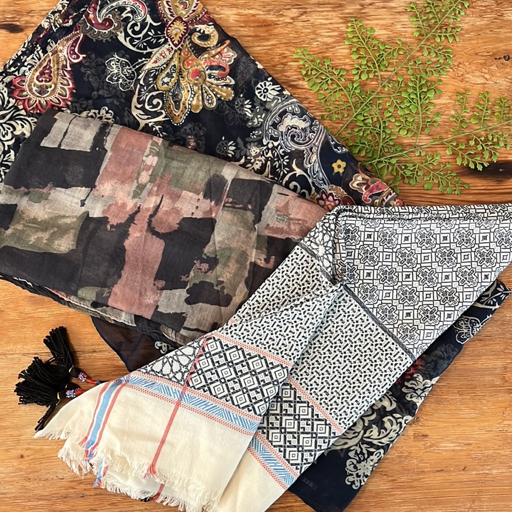 3 Fashion Scarves